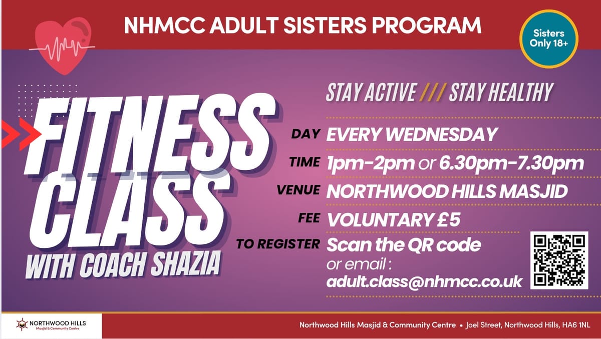 Sisters Fitness Sessions at the hall