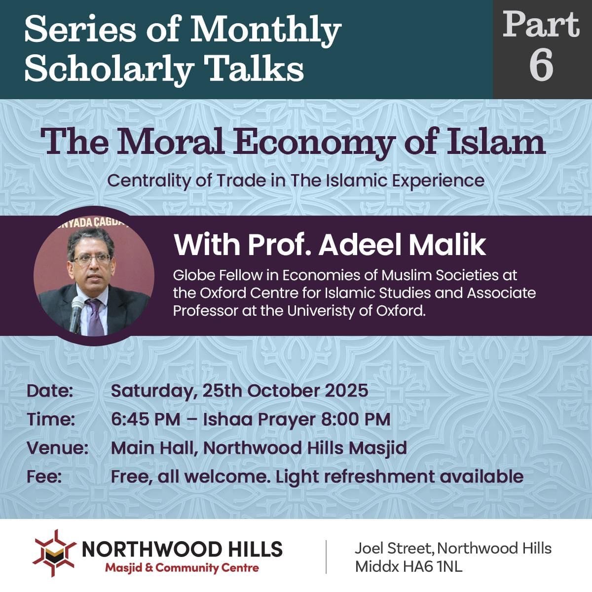 Scholarly Talk session at NHMCC